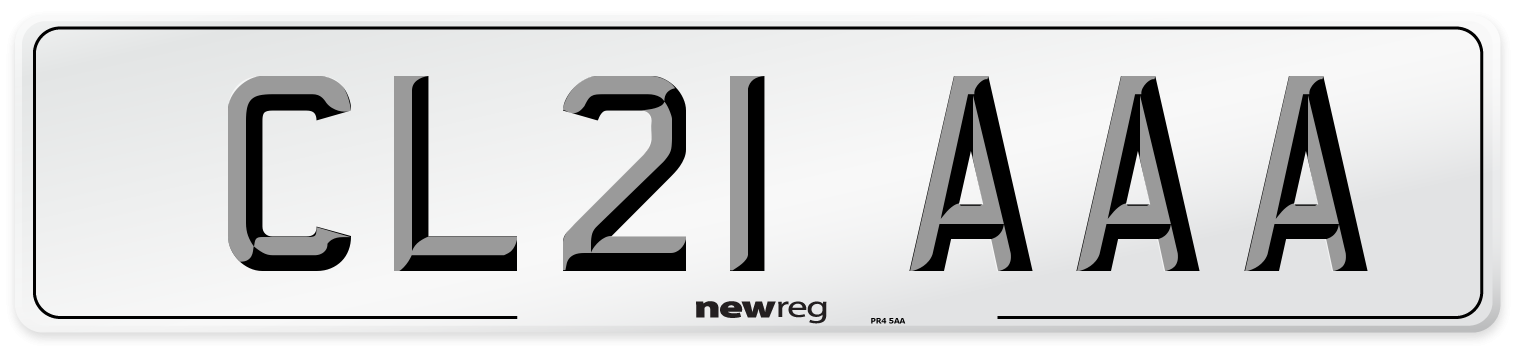 CL21 AAA Number Plate from New Reg